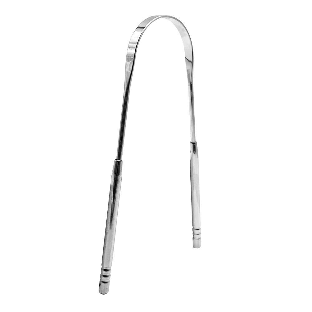 Surgical Grade Stainless Steel Dental Scaler Oral Care Tongue Cleaner Scraper