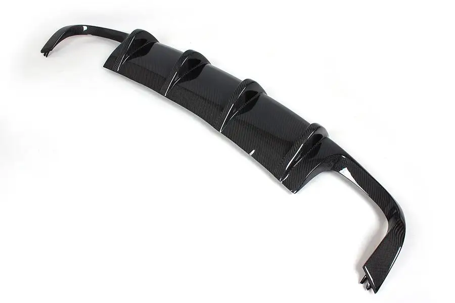 Rear bumper bumper lip diffusion spoiler Volkswagen Scirocco R 2009-2016 factory carbon fiber