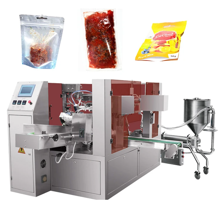 MINGRUI Factory Automatic Tianli Oral liquid Packing Machine Spout Pouch Liquid Filling Doypack Packing Machine