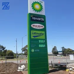 Gas Price Led Sign Pump Top Petro Led Gas Station Sign Board