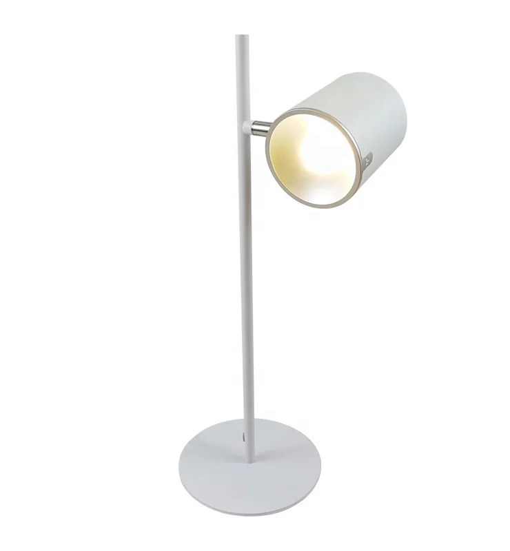 Modern Touch Dimmable LED Desk Lamp 6.5W 400Lm in White color for Reading