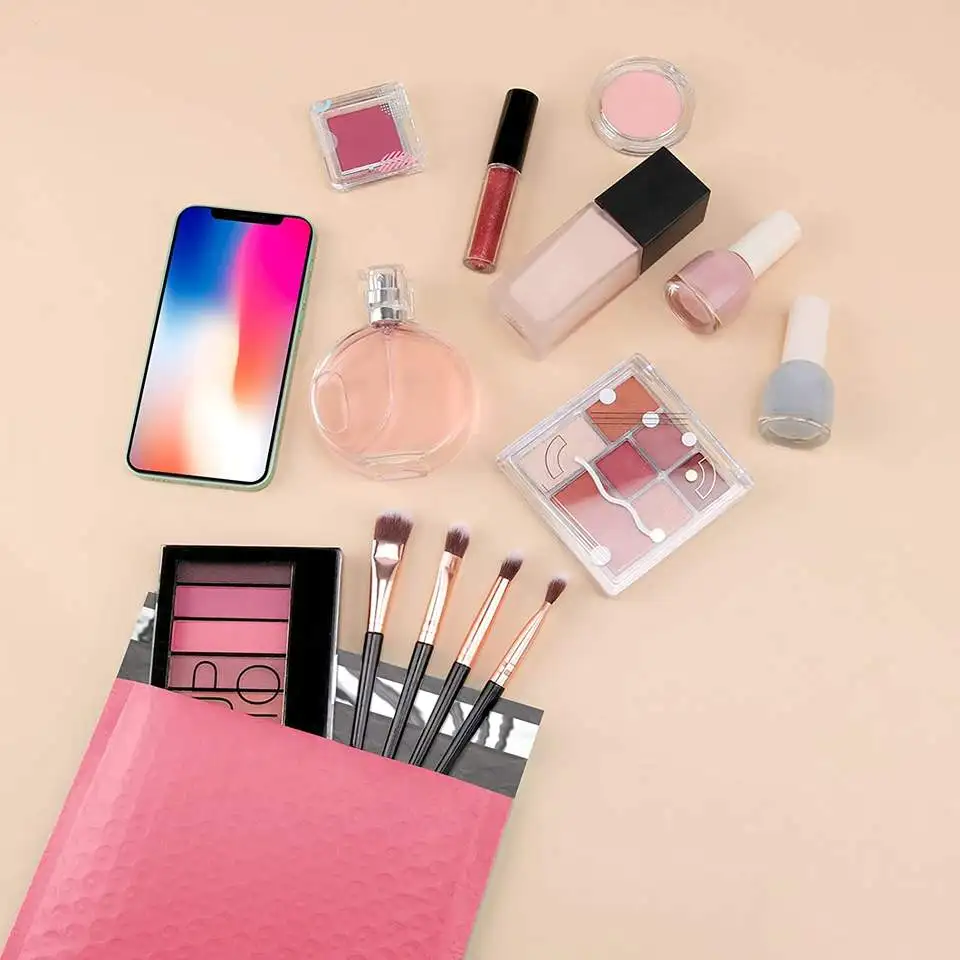 ZGCX Custom 10x13 Logo Mailing Bag Strong Adhesive Thickened Logistics Mail Shipping Plastic Bubble Packaging Bag Bubble Mailer