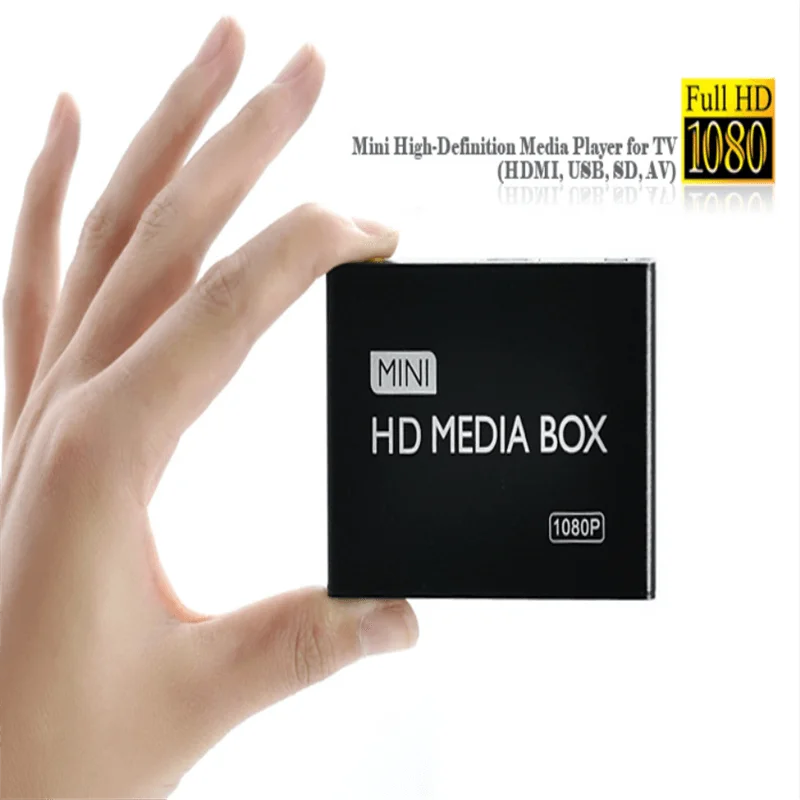 Mini hd media player with the1080p full HD movies playback ,supports full format of video, audio and pictures