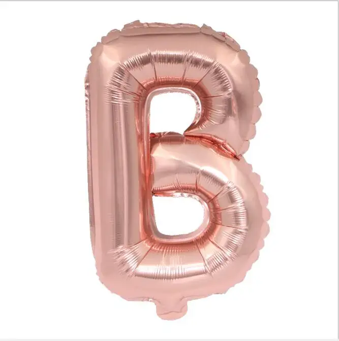 Wholesale New Design Alphabet English 16Inch Gold Rose Gold Sliver Letter Foil Balloon for Party Decoration Wedding Birthday