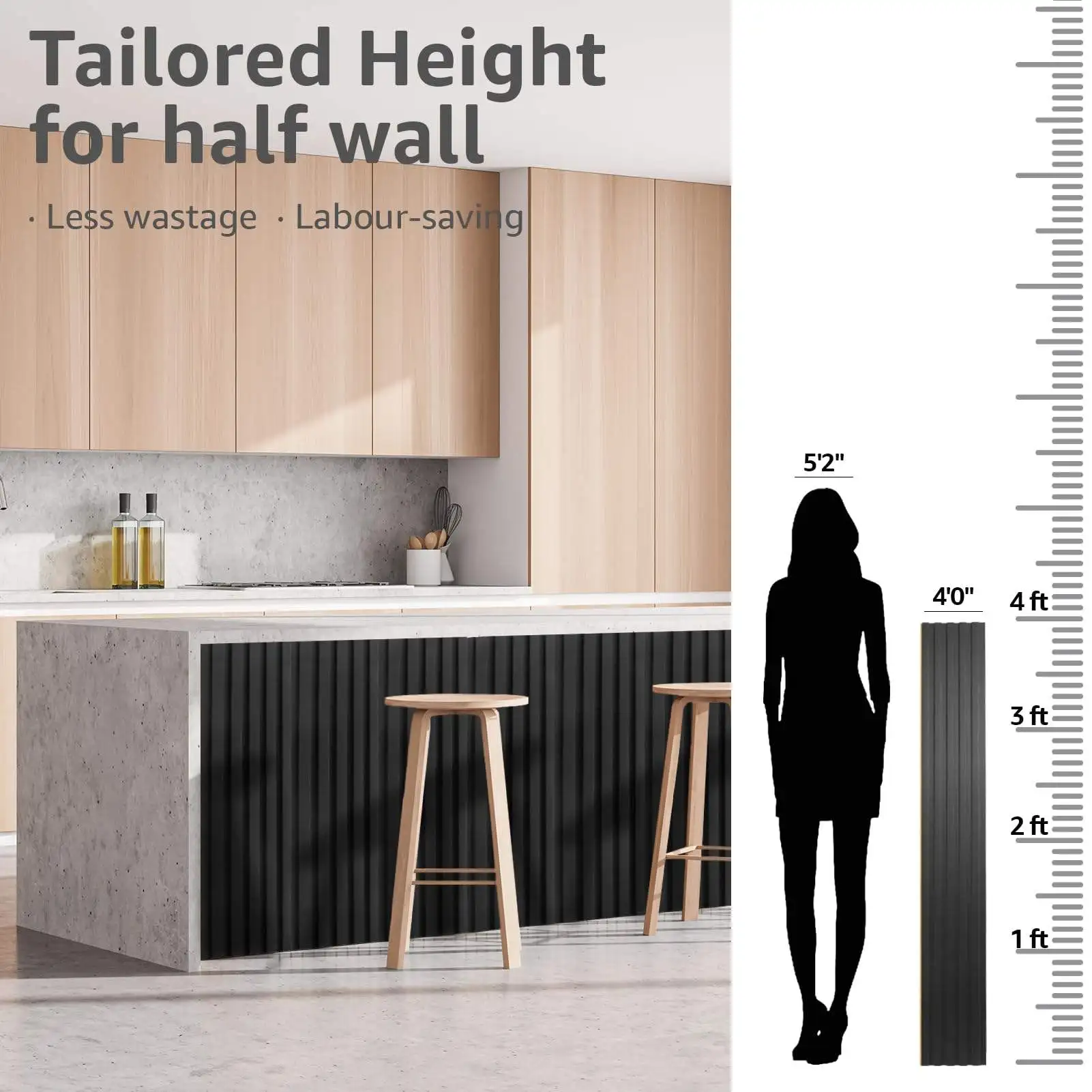 Eco-Friendly Wooden Grain  Interior Wall Decor Board Wall Cladding Panel Laminate Ceiling Wpc Panel