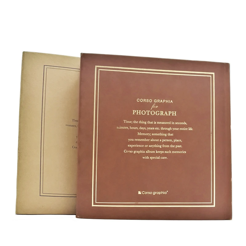 Leather Customized Printing Wedding Photo Album With Window