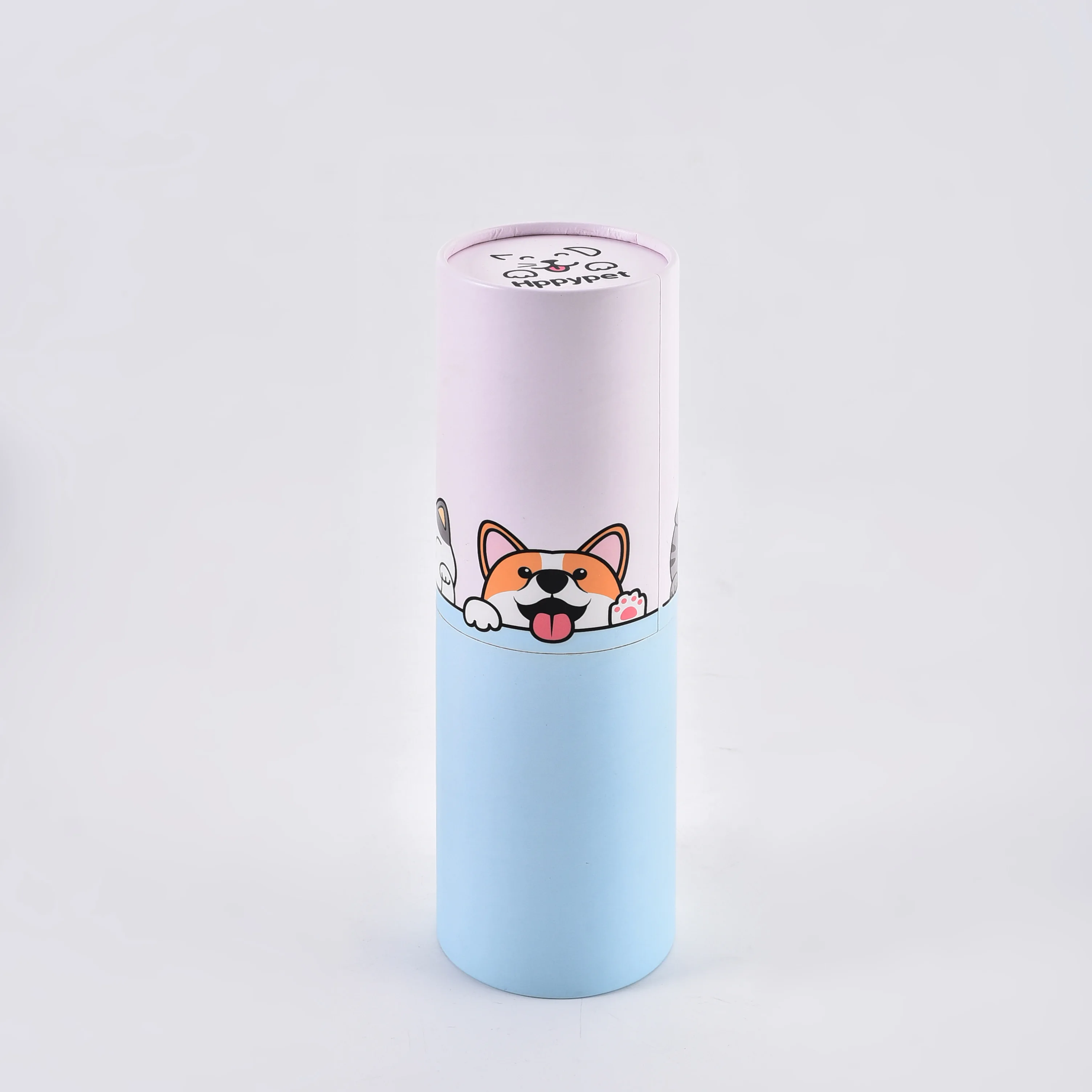 Luxury Custom Recycled Kraft Round Box Packaging Paper Candle Box Cardboard Tube Packaging