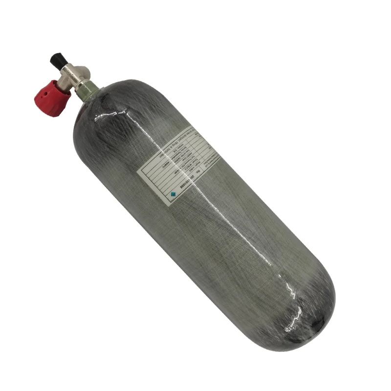 9L CE fully wrapped carbon fiber cylinder 4500psi 30mpa paintball pcp hunting gas cylnder senapan angin pcp