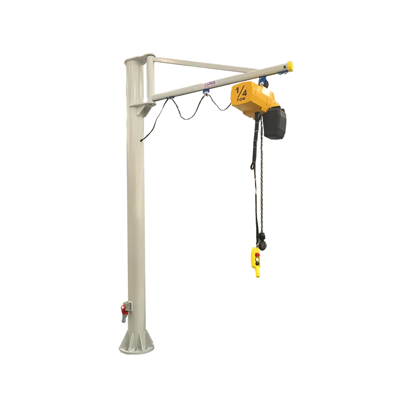 Manual Rotating Pillar type JIB crane with building material shops/270 Degree Rotating  Jib Crane for Hot sale