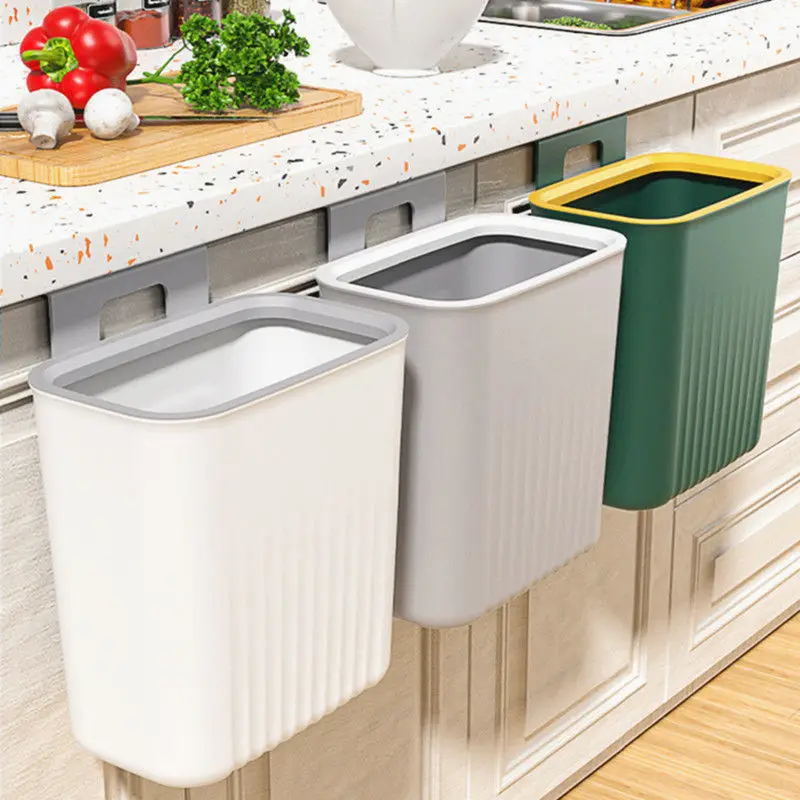 Simple Style Wall Mounted Household Trash Can