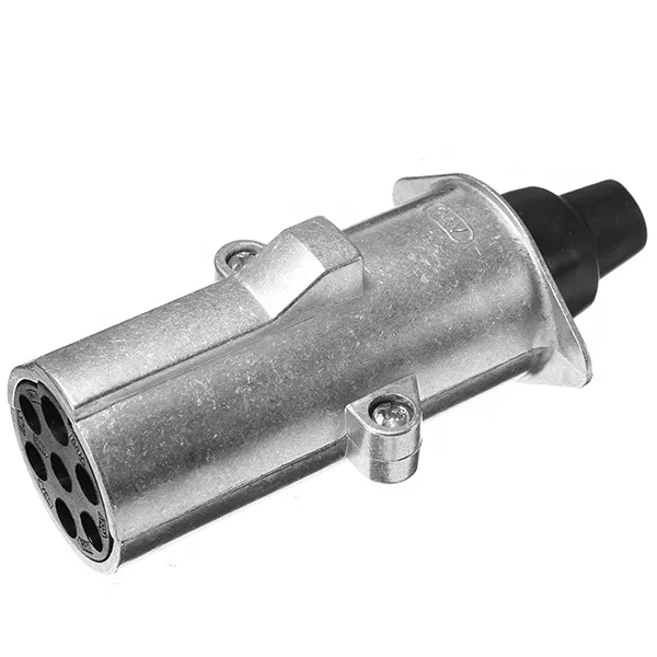 24V N Type 7 Pin Aluminum Trailer Plug