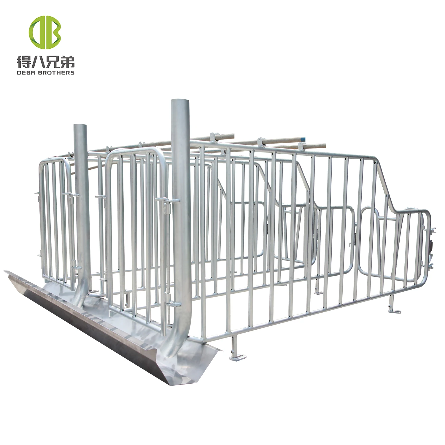 Hot Dip Galvanzie Pipe Pig Gestation Stall Good Quality For Pig Crate