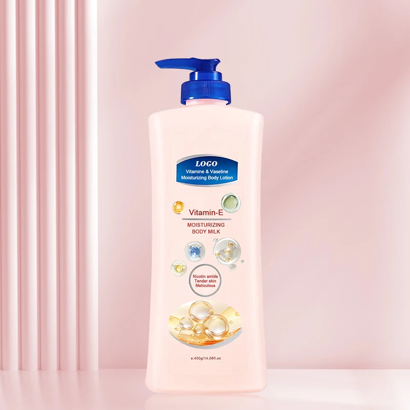 Hot selling customized  moisturizing vitamin korean body cream container Petroleum jelly body lotion female body lotion