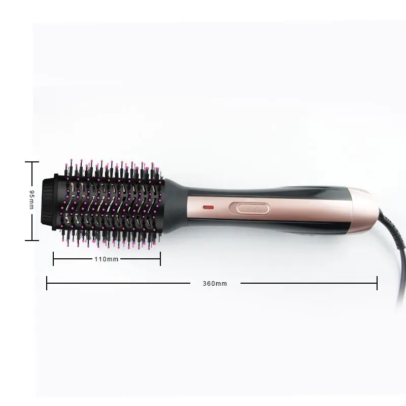 2 in 1 negative ions styler professional ionic hair dryer comb head and hot air brush