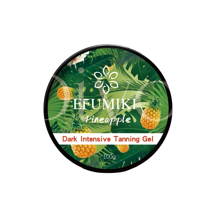 UK French Tanner Supplier Custom Private Label Tanning Butter Pineapple Tanning Gel Tanning Gel for Sun Body 7-15days Provided
