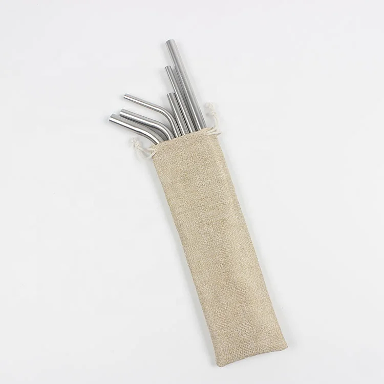 Export Quality Stainless Steel Telescopic Straw Silicone Paper PC Materials Tea Beverages Weddings Parties Free including Brush