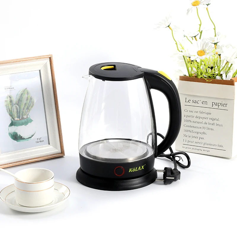 Topsale 2L glass electric tea kettle water boiler auto-shutoff tea kettle