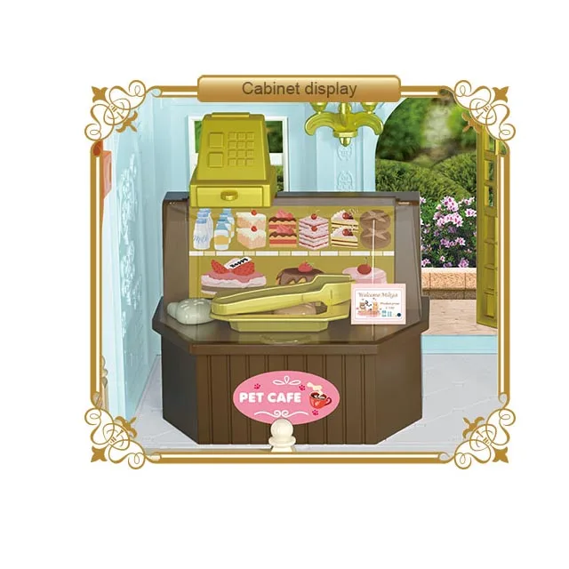 wholesale kids indoor game educational play house diy toys doll house for small girls