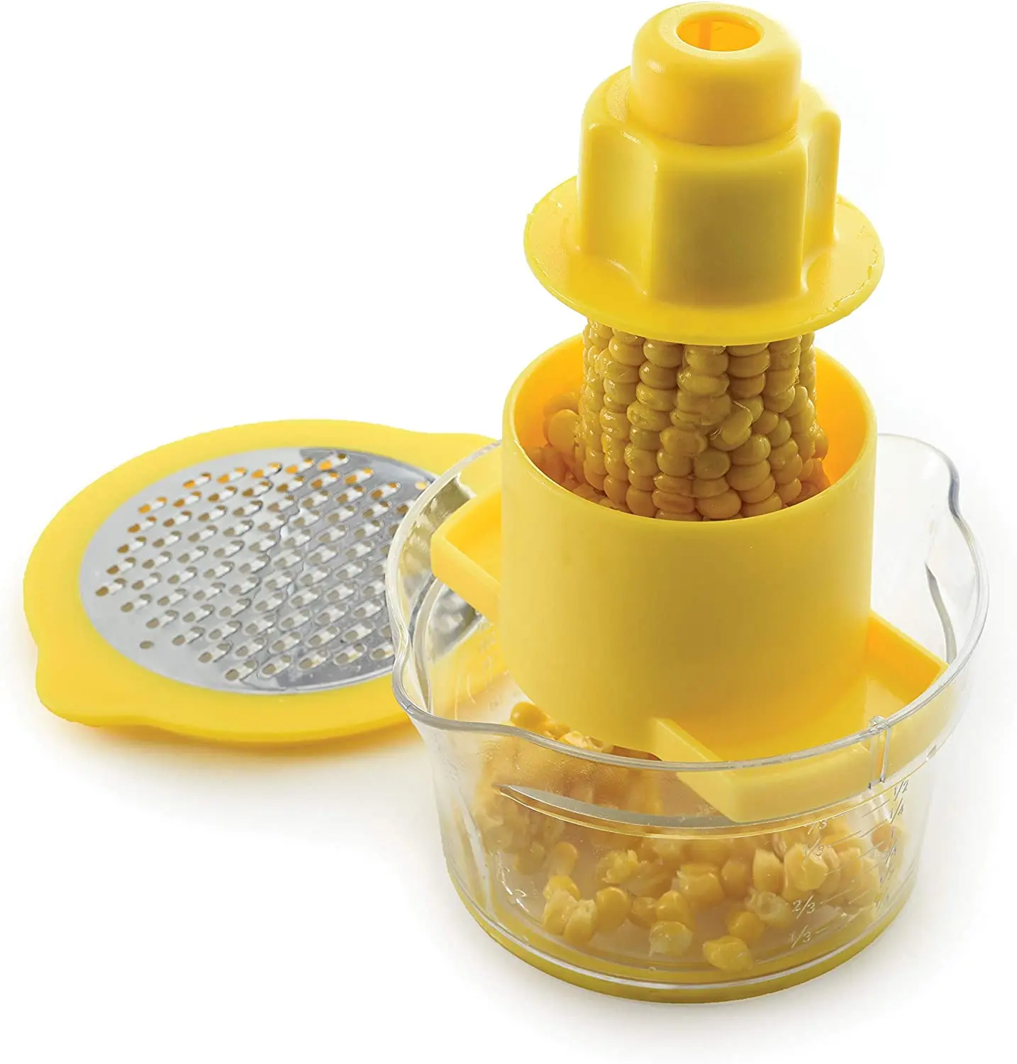 Hot Sale Corn Cutter 4 in 1 Multi-functional Corn Stripper With Non-Slip Catch Base