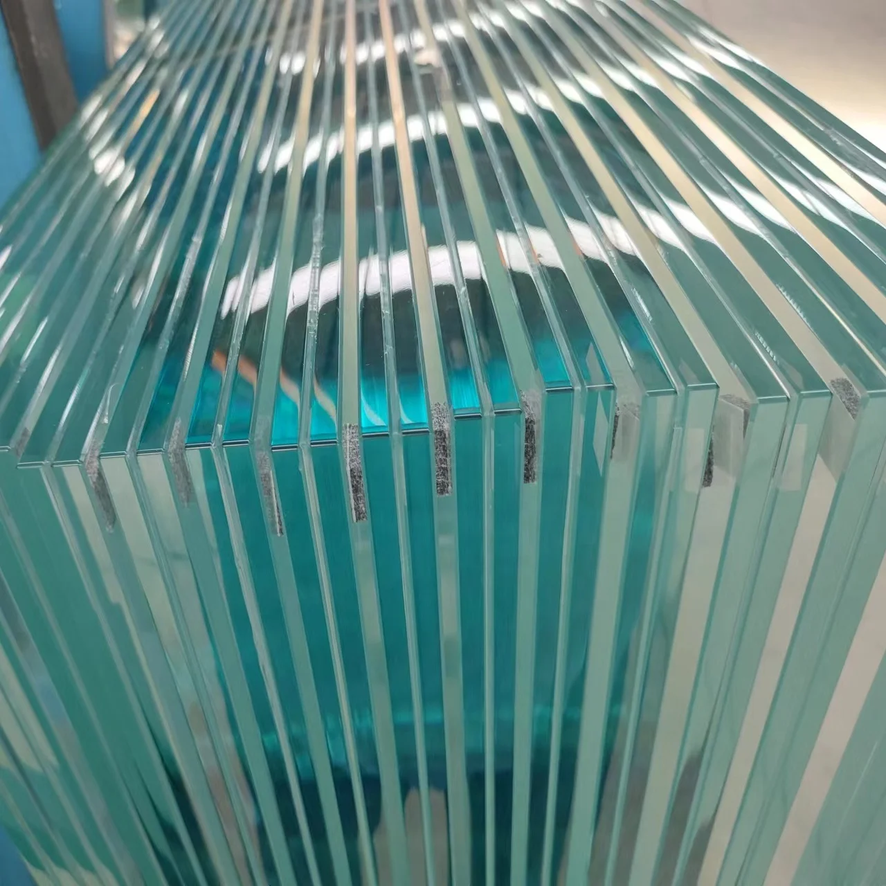 Safety Tempered Laminated Glass Price 1/2in pvb Colored Clear Laminated Glass