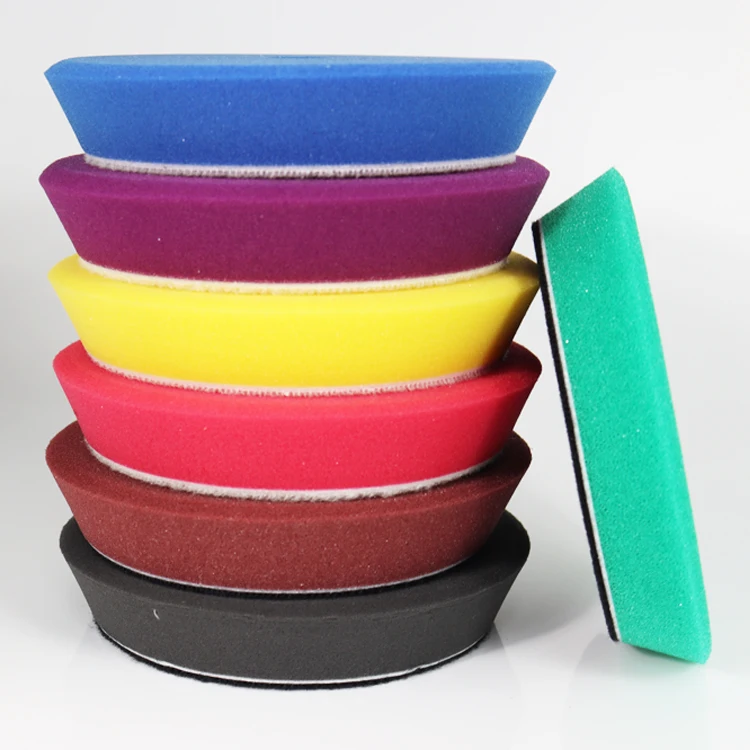 New Design 5 Inch Durable Mobile Detailing Da Buffer Buffing Pad Sponge Foam Car Polishing Pads For Da Polisher Use