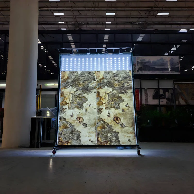 Factory Direct Supply Luxury Thin Flexible Wall Panel Decoration Natural marble Translucent Stone Veneer