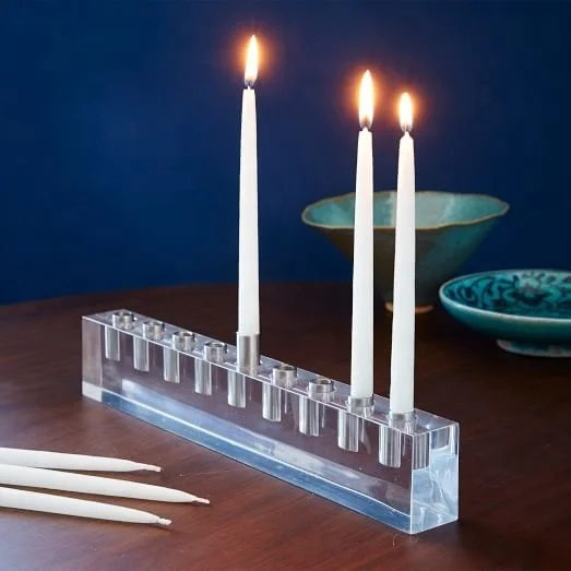 Lucite Acrylic Menorah for Jewish