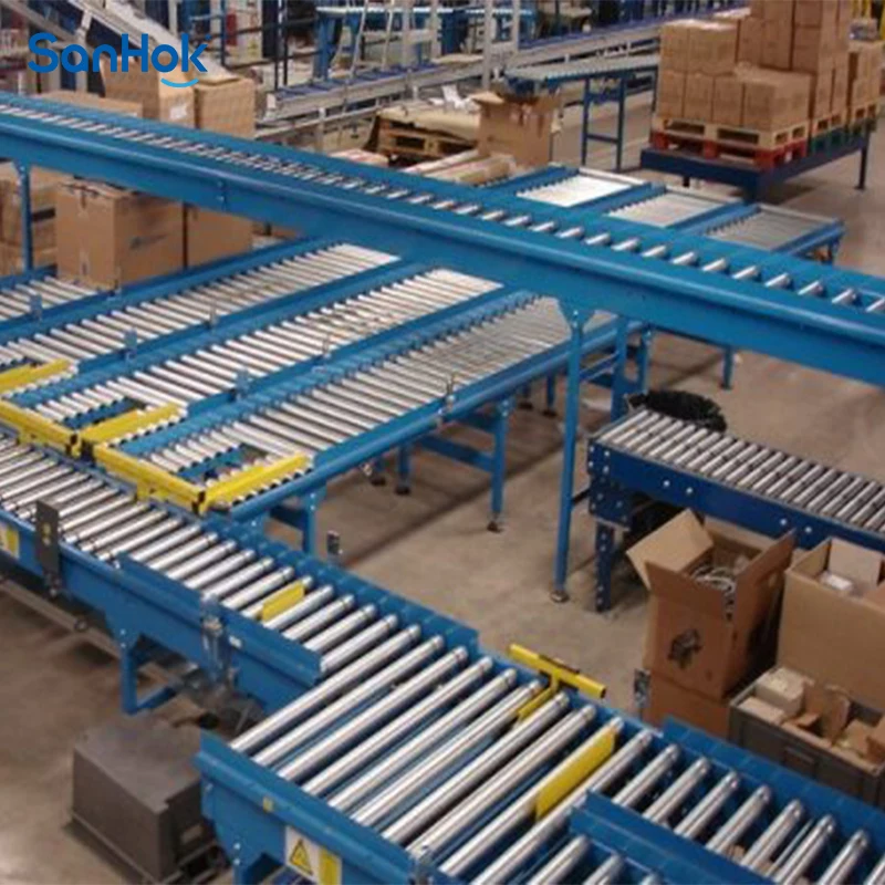 Customized System Carton Box Sorting Conveyor System For Logistics Sorting