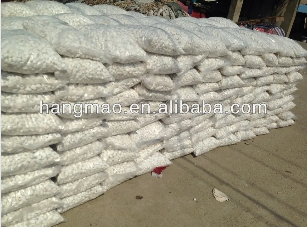 Advantage price pure white garden grave pebbles stones white