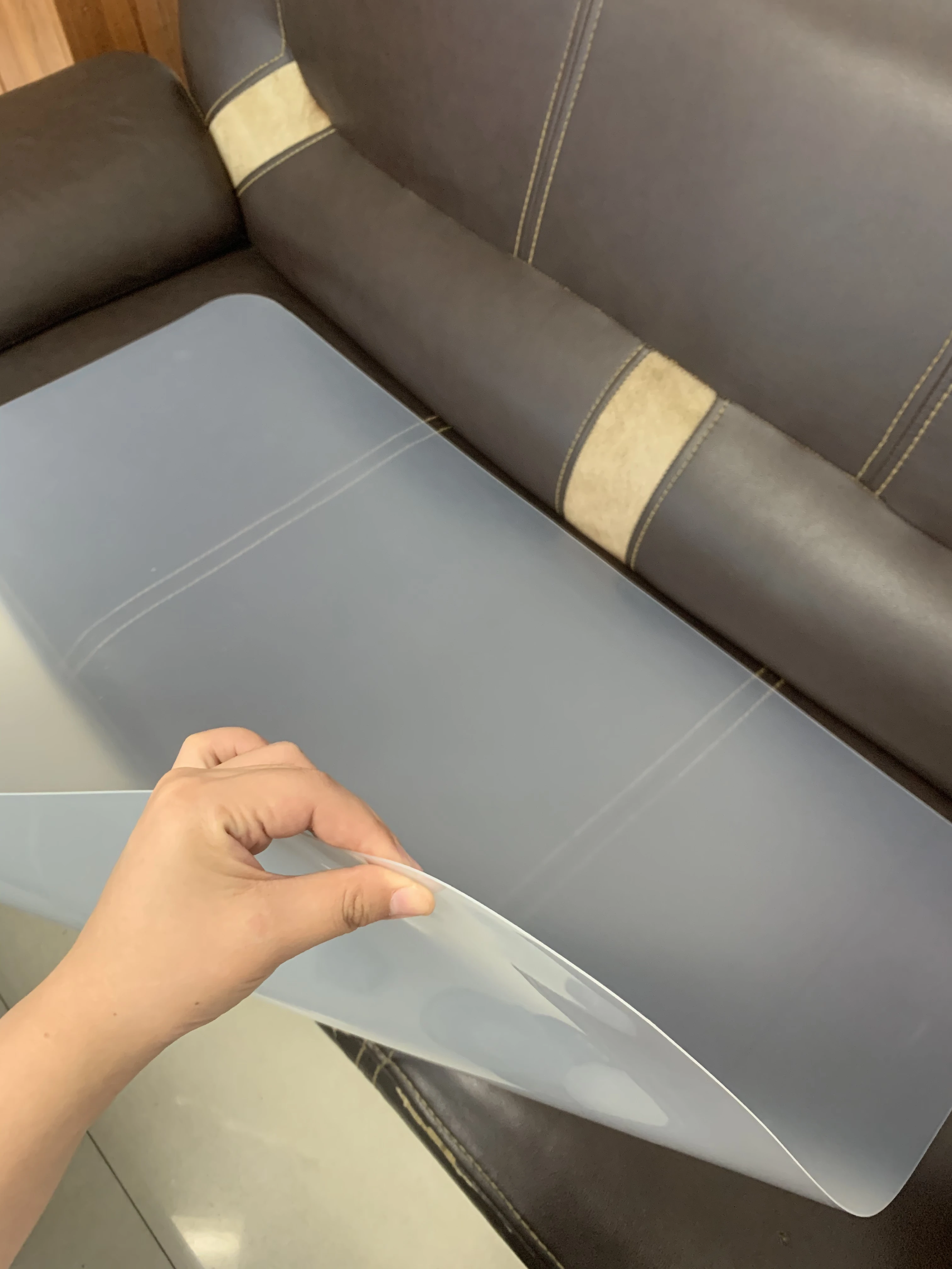 Hot sale plastic PP office chair mat for hardwood floor