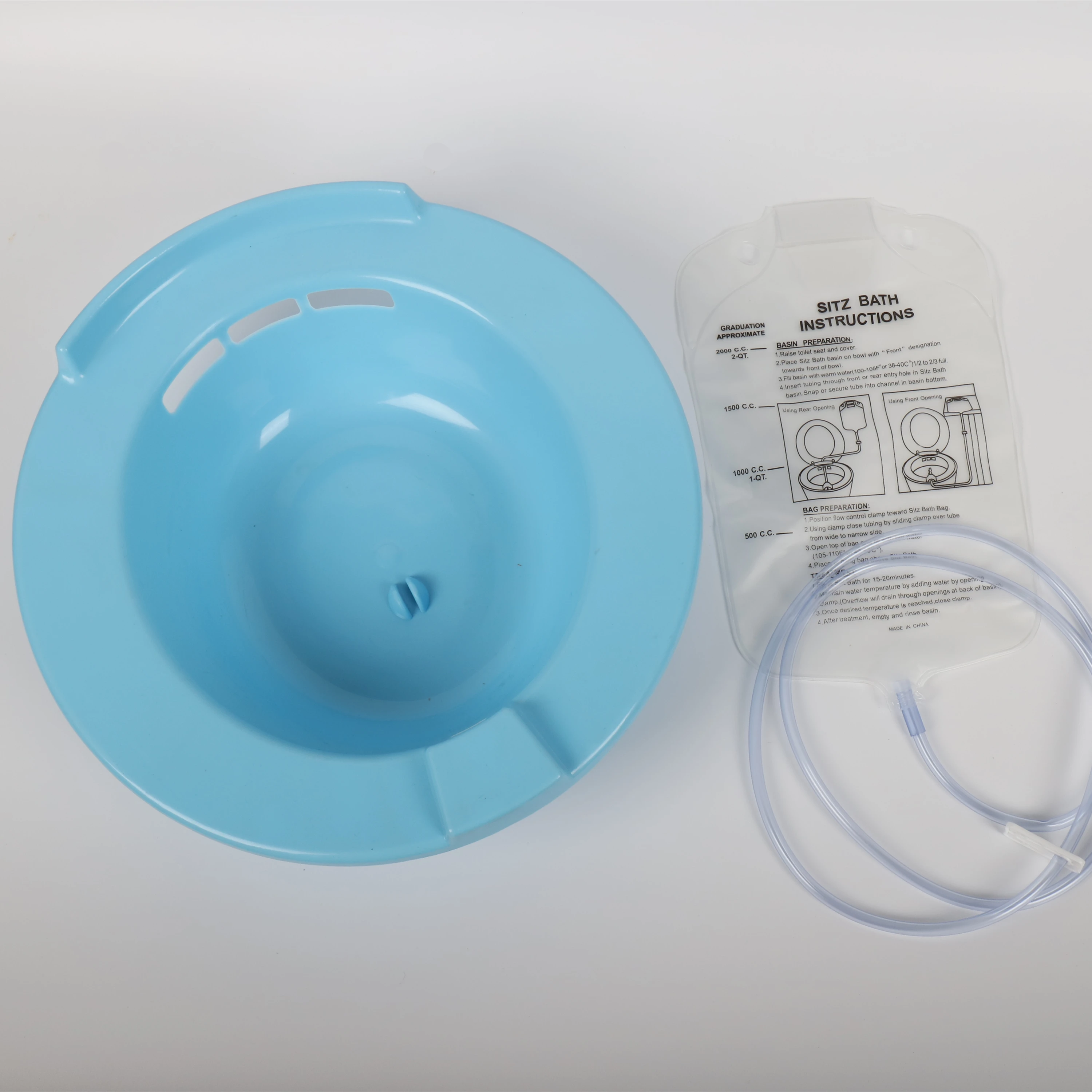 Medical hospital PP Adult Sitz Bath with grad bag