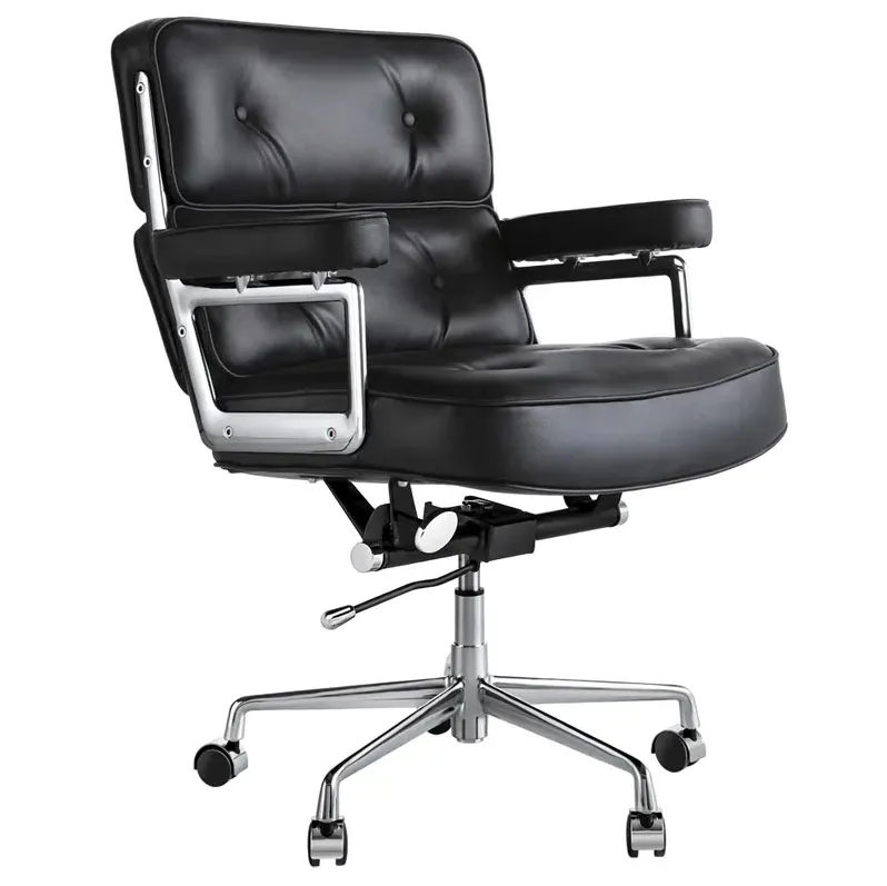 Manufacturer OEM Colors Commercial Used Computer Working Office Chair Low Back PU Leather Home Robin Chairs