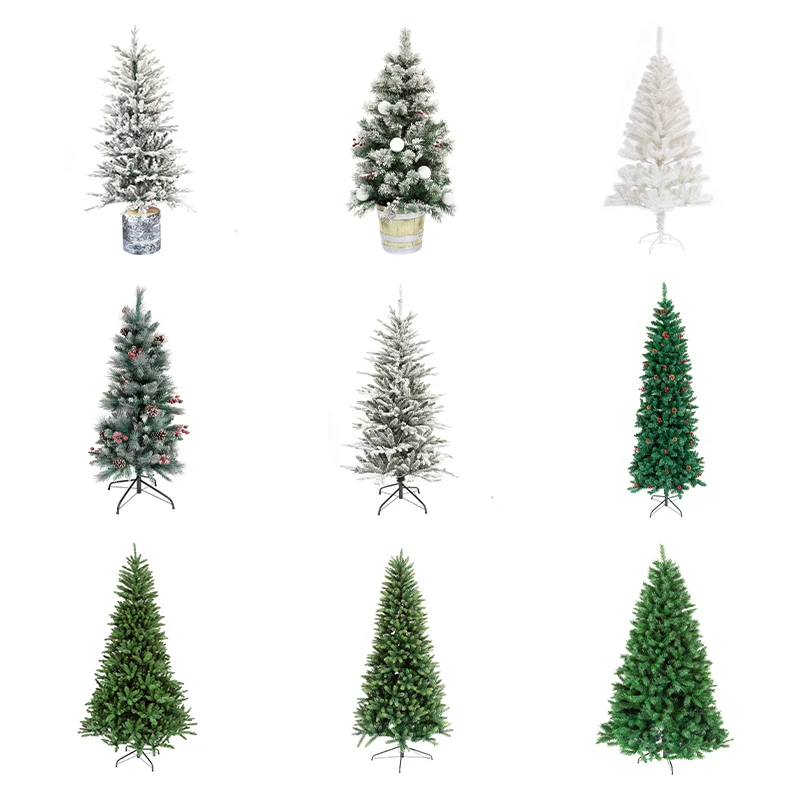 Easy Assembly 6ft/180cm Realistic hinged high quality stable metal stand Christmas tree