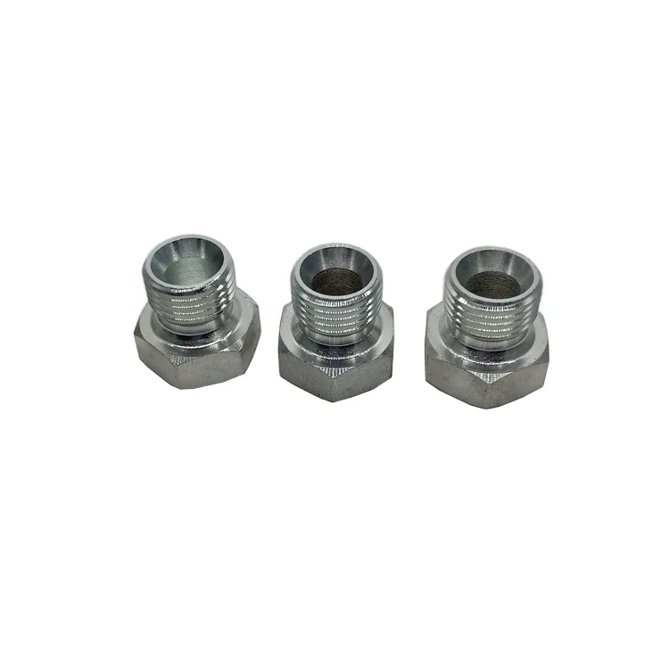Stainless steel hexagon  BSP male captive seal Hydraulic pipe fittings head plugs