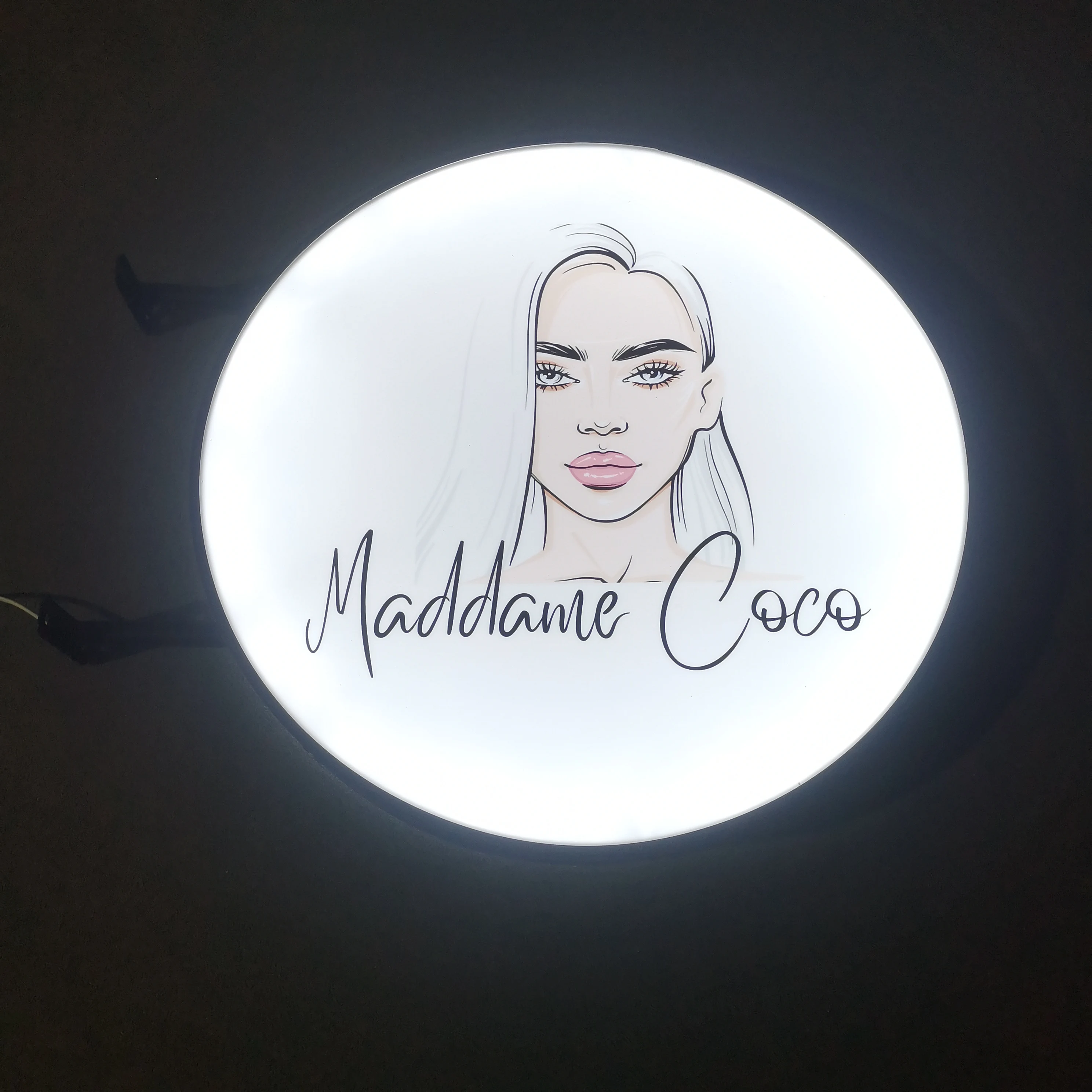 Innovative Reliable custom Acrylic decoration anime Waterproof Luminous led light advertising box