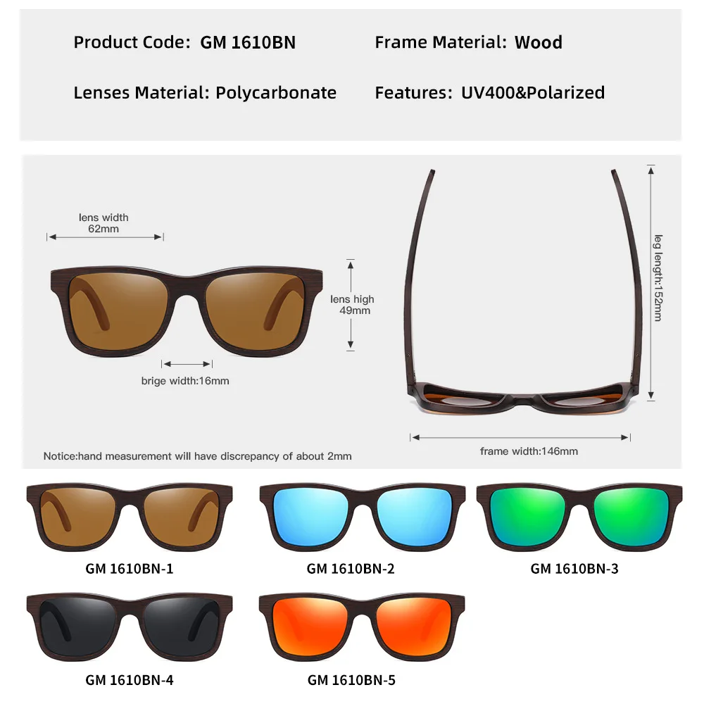 New fashion retro wooden high quality wholesale Chinese wooden bamboo sunglasses for men polarized 2021 wooden sunglasses