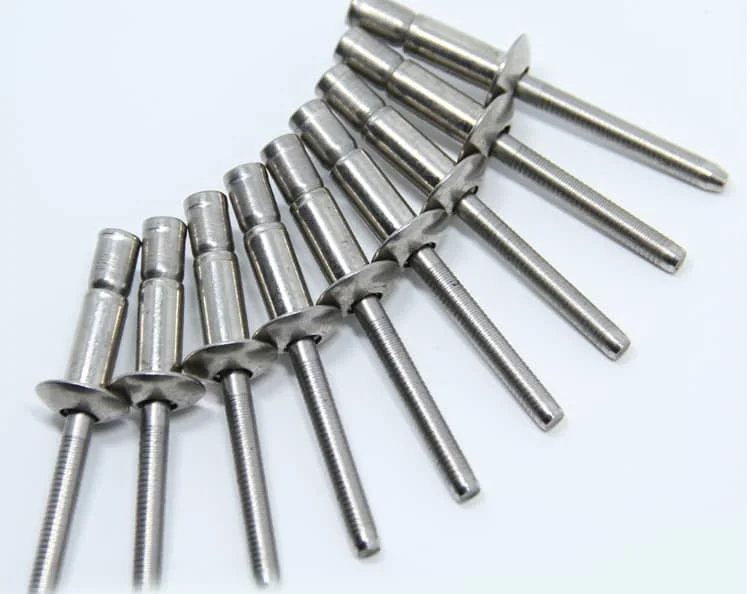 Алюминий поп заклепки размер наружный замок структурные купол головы слепые заклепки