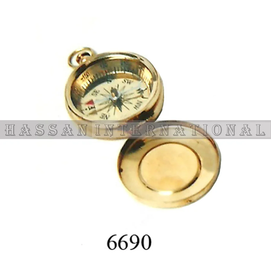 Nautical Brass Clinometer Compass Brunton Survey Compass Prismatic Camping Compass For sale