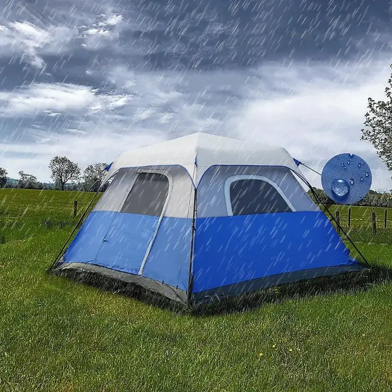 Outdoor Camping 6 Person Tent Europe and The United States Manufacturers Customized