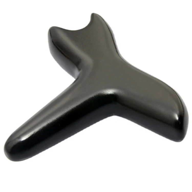 bian stone foot massager obsidian gua sha stone Massage Tools Black GuaSha scraper Massage Stick acupressure tool stone bian