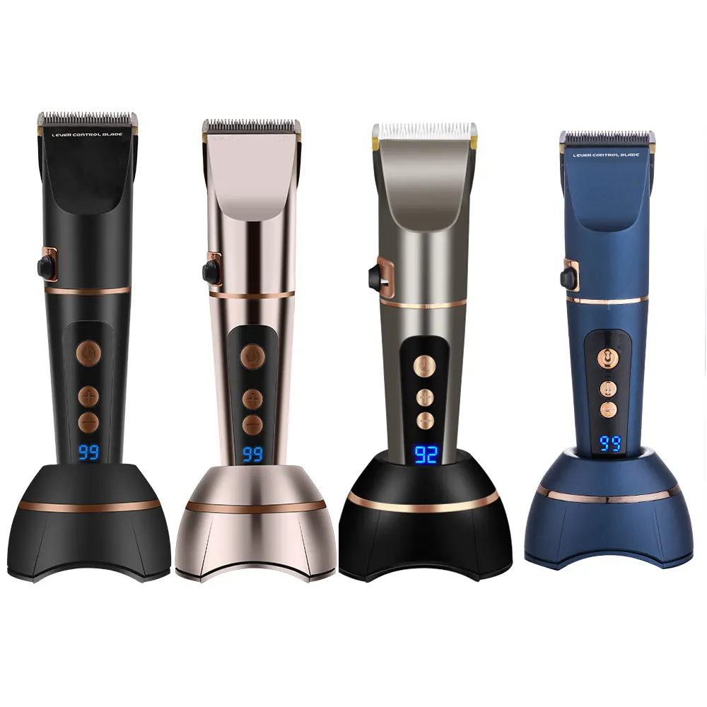 
Professional Electric Cordless Speed Control quiet baber clipper for men hair cutting and trimming 