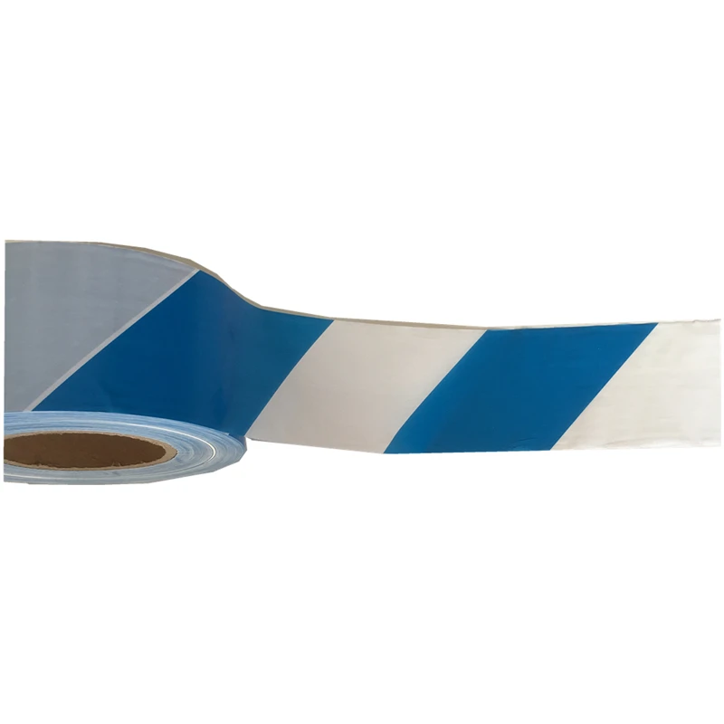 Non adhesive PE barrier tape safety marker hazard warning belt