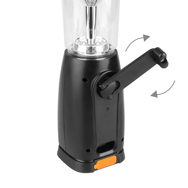 6 LED Solar and Dynamo Powered Camping Lantern USB Output phone charger Rechargeable brightness setting Solar emergency Lantern