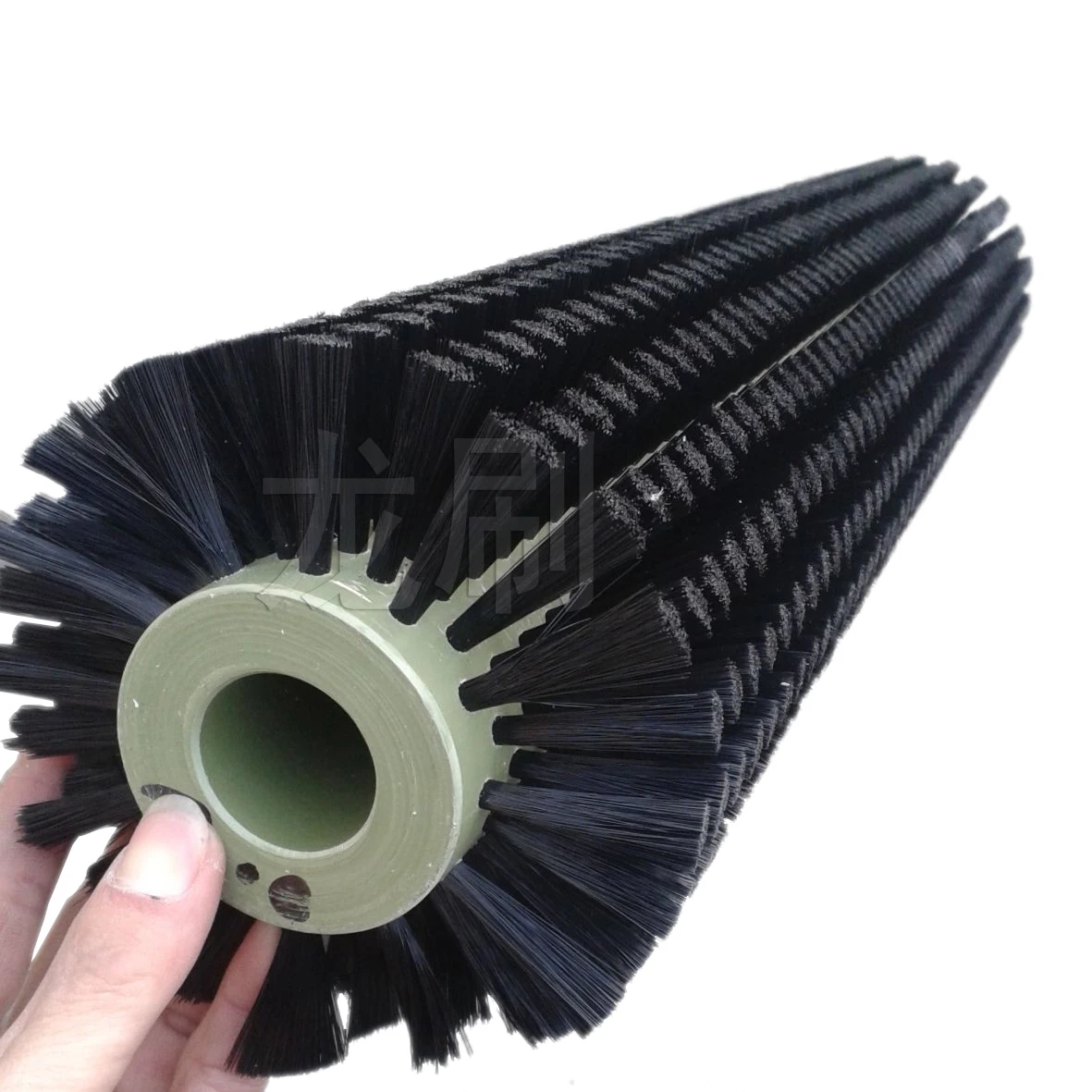 Food Cylindrical Roller Brush Electric Conveyor Motorized Belt Cleaner