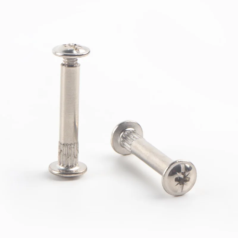 Stainless Steel Joint Connector Screw Hex Socket Head Furniture Bolt Nut Set Male And Female Binding Post Chicago Screw