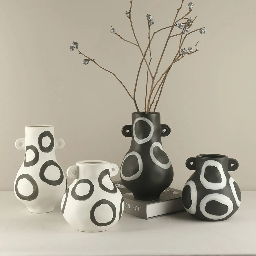 Hand Made Antique Wholesale Ceramic Vase Classical Painting Decor Custom Design