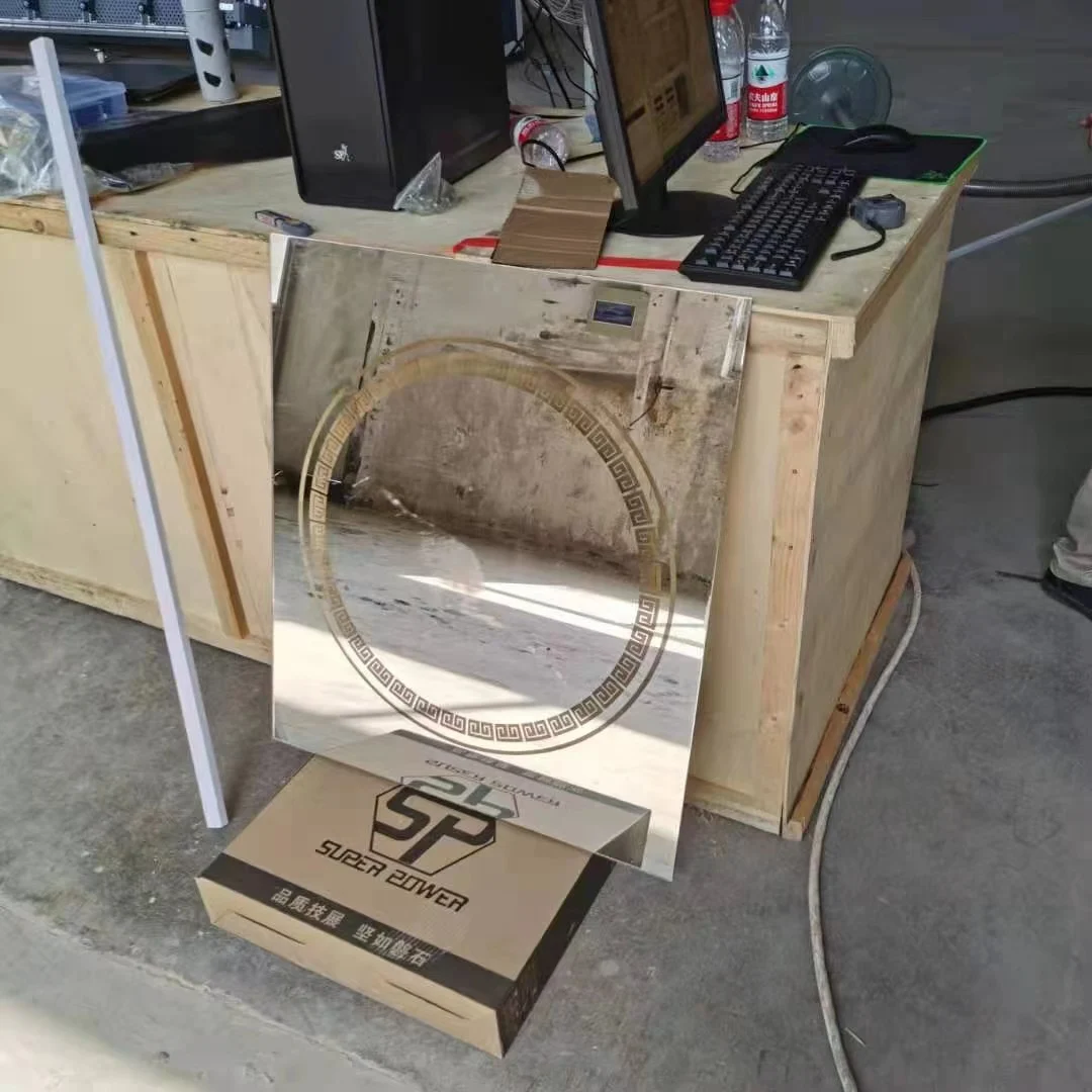 Mirror Laser Engraver Mirror Laser Engraving  Machine 50w Laser head co2 Pattern Making Equipment