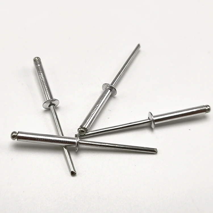Low price Blind Rivet Aluminium Strike Core Rivet Zinc Plated Flat Dome CSK Head Open Type Pop Rivet