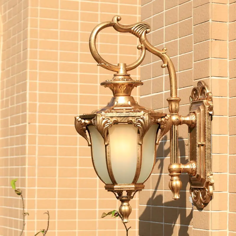 Spot Goods Sconce Outside Light Fixtures Wall Mount IP65 Waterproof Wall Lantern For Hotel Garden outdoor solar wall light lamp