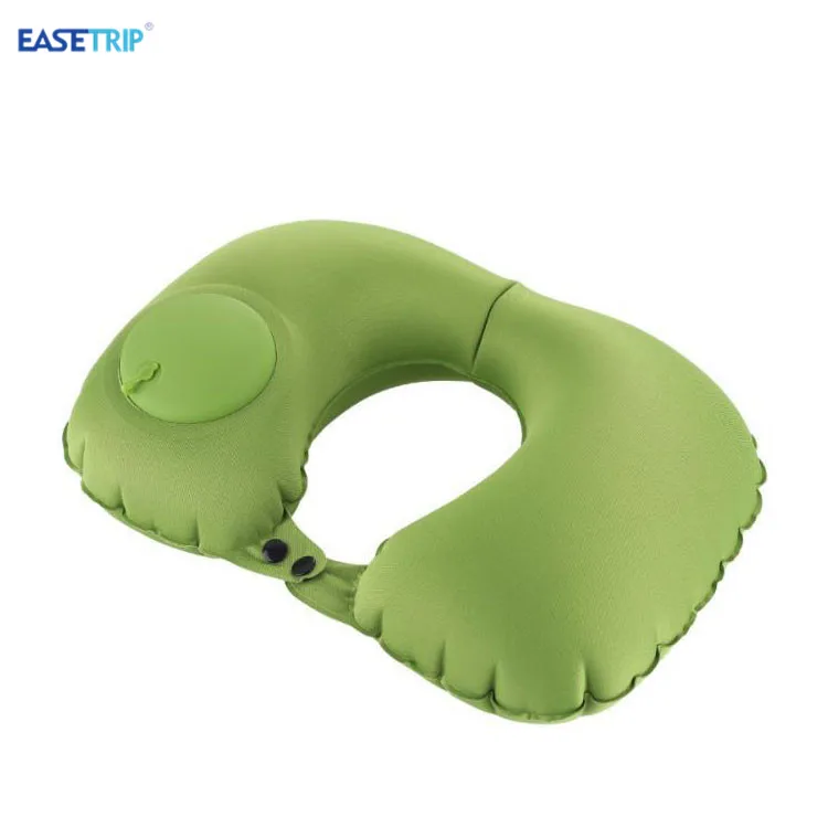 Cheap Price Camping Pillow Plane Travel Foldable Pressing Inflatable Air Nursing Neck Pillow